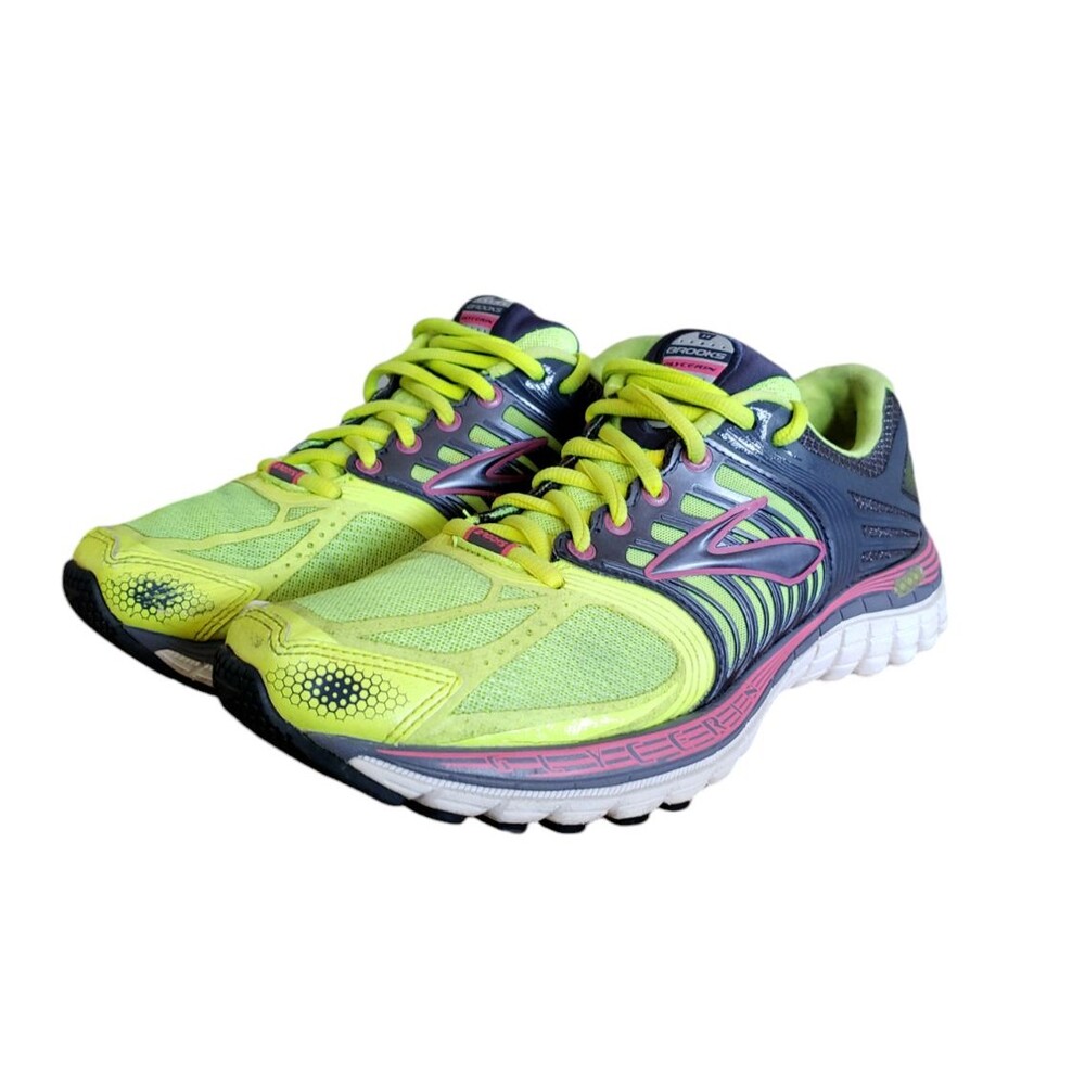 Brooks Glycerin 11 Neon Green Running Jogging Shoes 1201371B682 Womens Size 8.5B